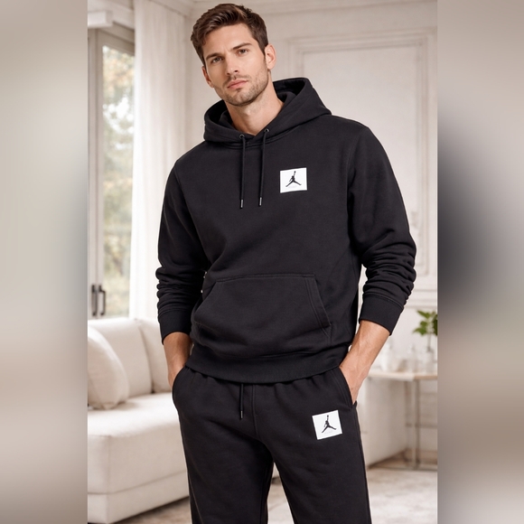 Jordan Black Hoodie and Sweatpants Set - Picture 6 of 6